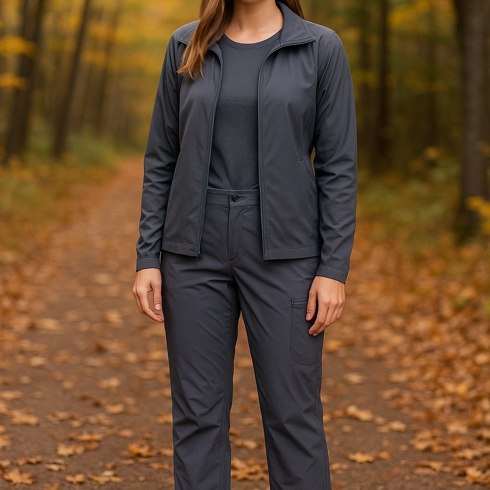 L.L. Bean Gray Track Pants - Picture 11 of 13